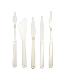 Plastik Spatula Seti 5'li - Hobi Market Art