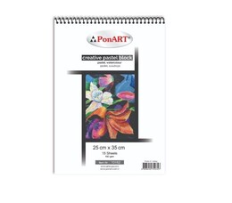 Ponart Creative Pastel Block Pastel Boya Defteri 160 gr. 25x35 cm. Karışık Renkli 15 yaprak - Ponart