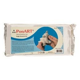 Ponart Seramik Kili 500 Gr.Beyaz (PSK-1001) - Ponart
