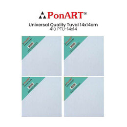 Ponart Universal Seri Tuval 14x14 Cm.4'Lü - Ponart