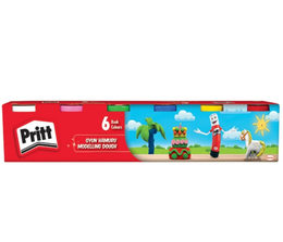 Pritt Oyun Hamuru 6 Renk x 100 gr. - Pritt