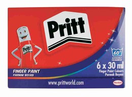 Pritt Parmak Boyası 6 Renk x 30 ml. - Pritt