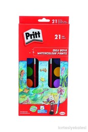 Pritt Sulu Boya 21 Renk Büyük Tablet - Pritt