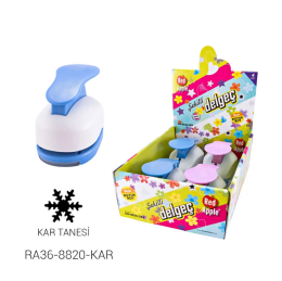 Red Apple Mega Boy Şekilli Delgeç Şekilgeç 2'' (5 cm.) KAR TANESİ - Red Apple