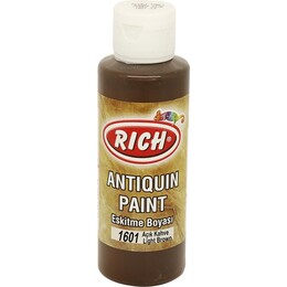 Rich Antiquin Paint Eskitme Ahşap Boyası 120 cc. 1601 Açık Kahve - Rich