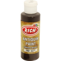 Rich Antiquin Paint Eskitme Ahşap Boyası 120 cc. 1602 Kahverengi - Rich