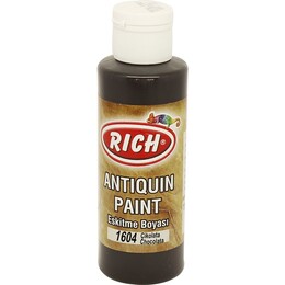 Rich Antiquin Paint Eskitme Ahşap Boyası 120 cc. 1604 Çikolata - Rich