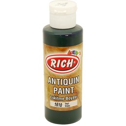 Rich Antiquin Paint Eskitme Ahşap Boyası 120 cc. 1610 Yeşil - Rich