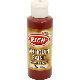 Rich Antiquin Paint Eskitme Ahşap Boyası 120 cc. 1612 Bordo - Rich