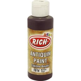 Rich Antiquin Paint Eskitme Ahşap Boyası 120 cc. 1614 Mürdüm - 1