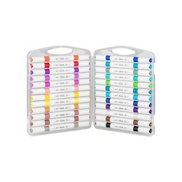 Rich Art-X Acrylic Duo Marker Çift Uçlu Su Bazlı Akrilik Boyama Markörü Seti 24 RENK - 2