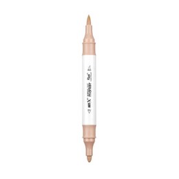 Rich Art-X Acrylic Duo Marker Çift Uçlu Su Bazlı Boyama Markörü No:150 Koyu Ten Rengi - Rich