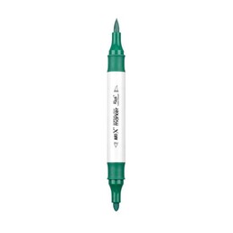Rich Art-X Acrylic Duo Marker Çift Uçlu Su Bazlı Boyama Markörü No:152 Deniz Yeşili - Rich