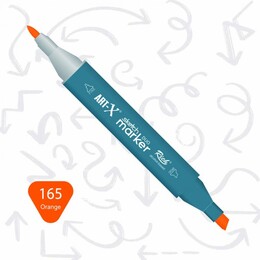 Rich Art-X Sketch Marker Duo Çift Uçlu Marker Kalem 165 Orange - Rich