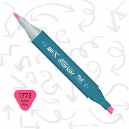 Rich Art-X Sketch Marker Duo Çift Uçlu Marker Kalem 1775 Melon Pink - Rich