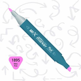 Rich Art-X Sketch Marker Duo Çift Uçlu Marker Kalem 1895 Baby Pink - Rich
