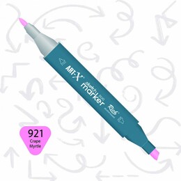 Rich Art-X Sketch Marker Duo Çift Uçlu Marker Kalem 921 Crape Mrytle - Rich