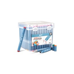 Rich Art-X Sketch Marker Duo Çift Uçlu Marker Kalem Seti 80 Renk - Rich