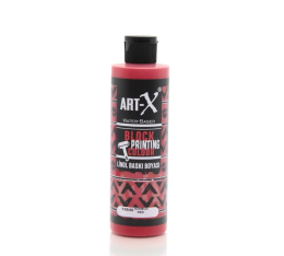 Rich Art-X Su Bazlı Linol Baskı Boyası 240 cc. KIRMIZI - Rich