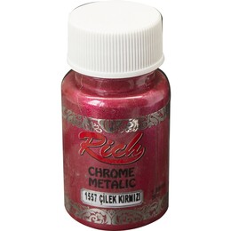 Rich Chrome Metalik Boya 50 cc. 1557 Çilek Kırmızı - 1