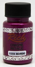 Rich Chrome Metalik Boya 50 cc. 1559 Bordo - Rich