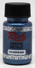 Rich Chrome Metalik Boya 50 cc. 1564 Bodrum Mavi - Rich