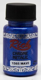 Rich Chrome Metalik Boya 50 cc. 1565 Mavi - Rich
