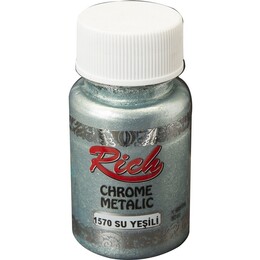 Rich Chrome Metalik Boya 50 cc. 1570 Su Yeşili - rich