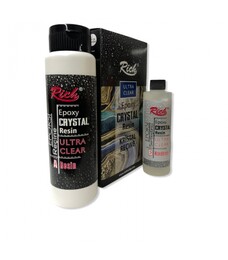 Rich Crystal Resin Transparan Şeffaf Kristal Epoksi Reçine 750 cc. - Rich