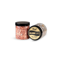 Rich Gilding Flakes Pul Varak 250 cc. ROSE GOLD - Rich