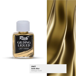 Rich Gilding Liqued Likit Sıvı Varak 75 cc. ANTİK ALTIN - Rich