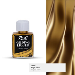 Rich Gilding Liqued Likit Sıvı Varak 75 cc. MAYA GOLD - Rich