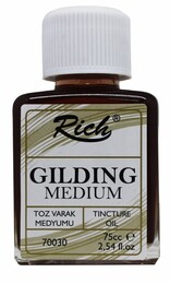 Rich Gilding Medium Toz Varak Medyumu 75 cc. - Rich