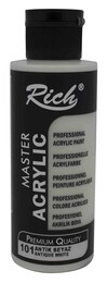 Rich Master Akrilik Boya 120 cc. 101 Antik Beyaz - Rich