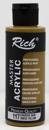 Rich Master Akrilik Boya 120 cc. 117 Venedik Sarı - Rich