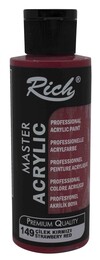 Rich Master Akrilik Boya 120 cc. 149 Çilek Kırmızı - Rich