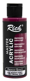 Rich Master Akrilik Boya 120 cc. 161 Şarap Kırmızı - Rich