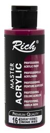 Rich Master Akrilik Boya 120 cc. 161 Şarap Kırmızı - 1