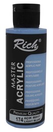 Rich Master Akrilik Boya 120 cc. 174 Açık Mavi - Rich