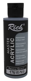 Rich Master Akrilik Boya 120 cc. 176 Gri Mavi - Rich