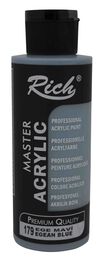 Rich Master Akrilik Boya 120 cc. 179 Ege Mavi - 1