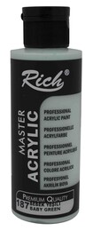 Rich Master Akrilik Boya 120 cc. 187 Bebek Yeşili - 1