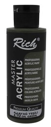 Rich Master Akrilik Boya 120 cc. 210 Yağ Yeşili - Rich