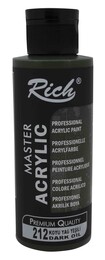 Rich Master Akrilik Boya 120 cc. 212 Koyu Yağ Yeşili - 1