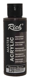 Rich Master Akrilik Boya 120 cc. 226 Çikolata - Rich