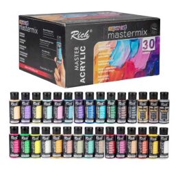 Rich Mastermix Super Set Akrilik Boya Seti 30 Renk x 60 ml. - 1