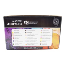 Rich Mastermix Super Set Akrilik Boya Seti 30 Renk x 60 ml. - 4