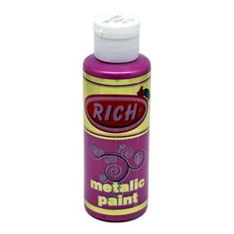 Rich Metalik Akrilik Boya 120 cc. 744 FUŞYA - 1