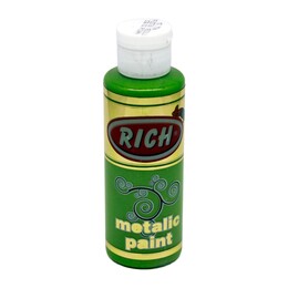 Rich Metalik Akrilik Boya 120 cc. 756 FISTIK YEŞİLİ - Rich