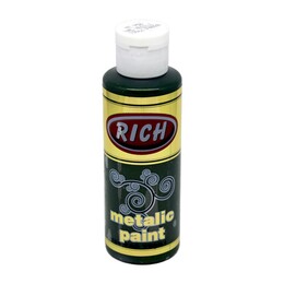 Rich Metalik Akrilik Boya 120 cc. 758 YAĞ YEŞİLİ - Rich
